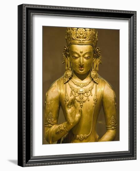 Detail of Bronze Boddhisatva by Zanabazar-Bob Krist-Framed Photographic Print