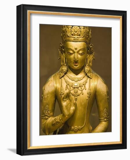 Detail of Bronze Boddhisatva by Zanabazar-Bob Krist-Framed Photographic Print