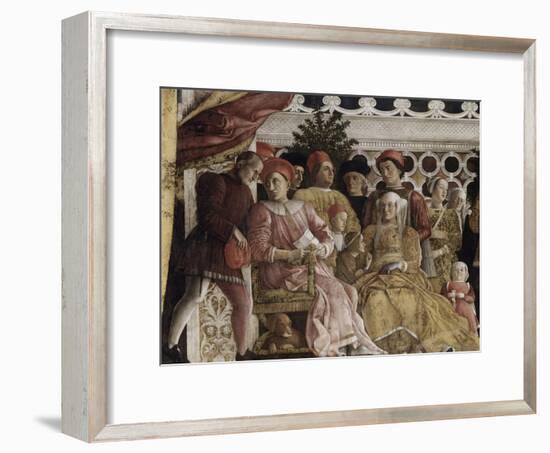 Detail of Camera Degli Sposi: the Court-Andrea Mantegna-Framed Giclee Print
