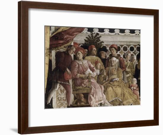 Detail of Camera Degli Sposi: the Court-Andrea Mantegna-Framed Giclee Print