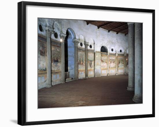 Detail of Circular Ambulatory, Basilica of St Stephen in Round on Celian Hill, Rome, Italy-null-Framed Giclee Print