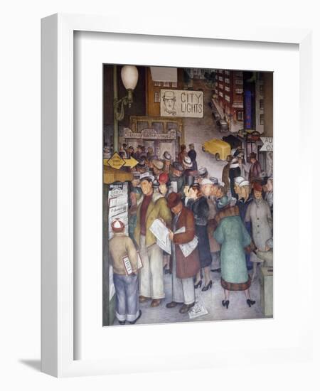 Detail of City Life-Victor Arnautoff-Framed Giclee Print