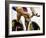 Detail of Cyclist Racing on the Velodrome Track, Athens, Greece-Paul Sutton-Framed Photographic Print