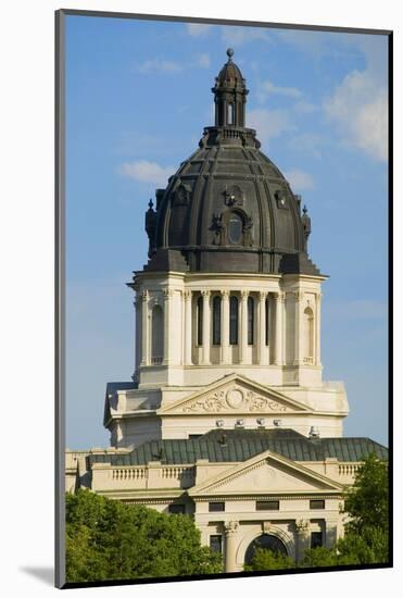 Detail of dome of South Dakota State Capitol and complex, Pierre, South Dakota, built between 19...-null-Mounted Photographic Print