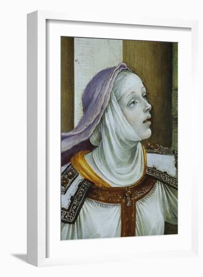 Detail of Druisana from Saint John the Evangelist Reuscitating Druisana-Filippino Lippi-Framed Giclee Print