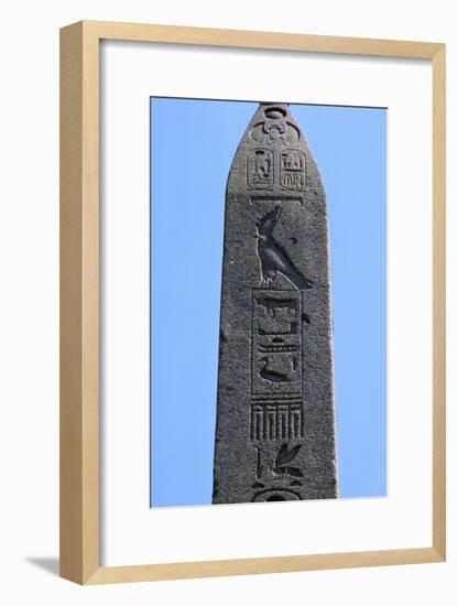 Detail of Egyptian obelisk. Artist: Unknown-Unknown-Framed Giclee Print