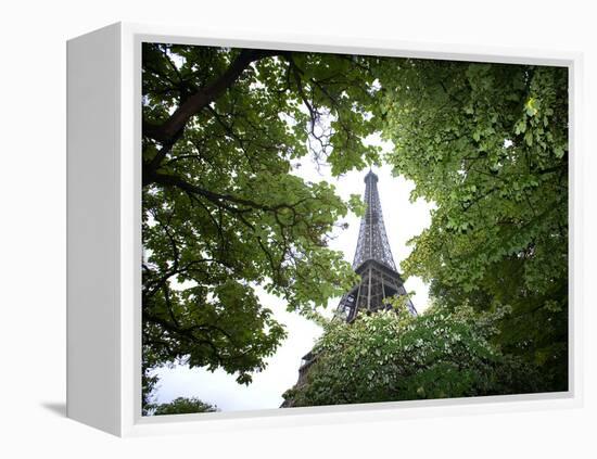 Detail of Eiffel Tower, Paris, France-Jim Zuckerman-Framed Premier Image Canvas