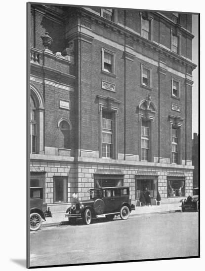 Detail of end bay, Hotel Statler, Buffalo, New York, 1923-null-Mounted Photographic Print