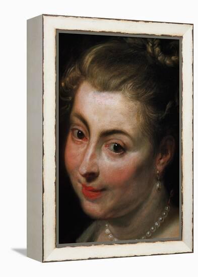 Detail of Face from Isabella Brant as Glycera-Peter Paul Rubens-Framed Premier Image Canvas