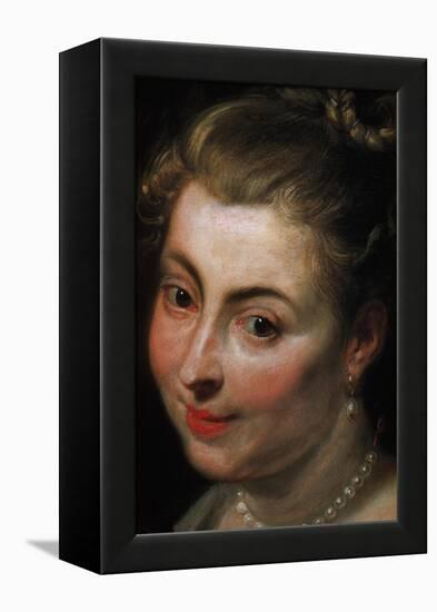 Detail of Face from Isabella Brant as Glycera-Peter Paul Rubens-Framed Premier Image Canvas
