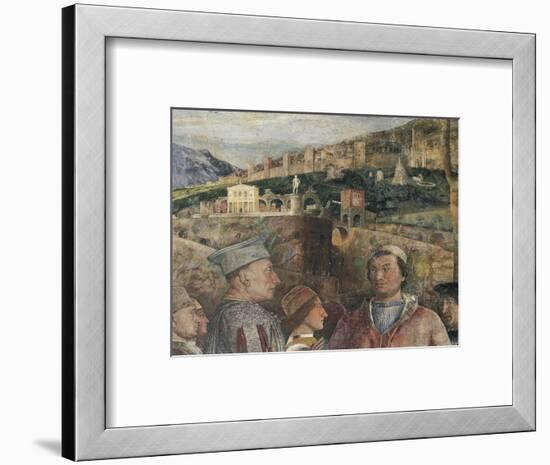 Detail of Fresco in Bridal Chamber-Andrea Mantegna-Framed Giclee Print