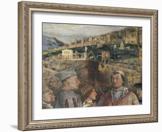 Detail of Fresco in Bridal Chamber-Andrea Mantegna-Framed Giclee Print