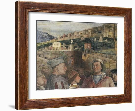 Detail of Fresco in Bridal Chamber-Andrea Mantegna-Framed Giclee Print