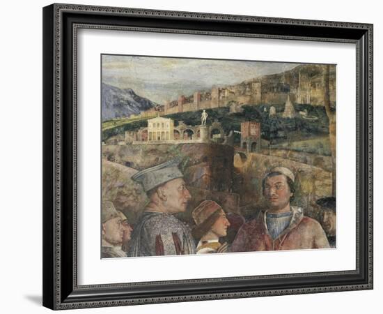 Detail of Fresco in Bridal Chamber-Andrea Mantegna-Framed Giclee Print