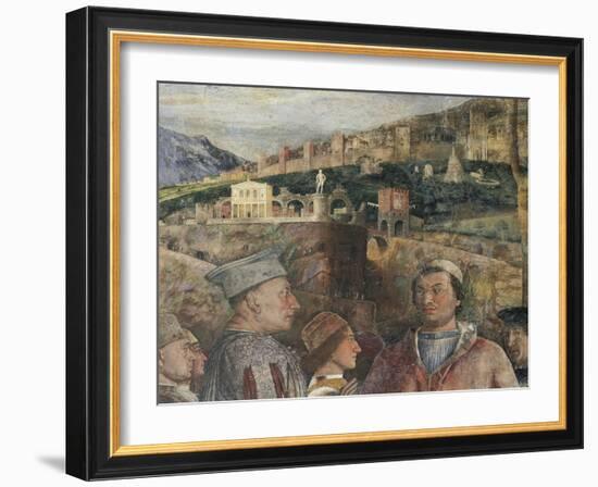 Detail of Fresco in Bridal Chamber-Andrea Mantegna-Framed Giclee Print