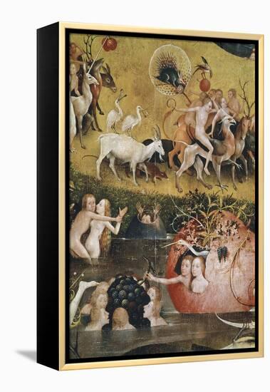 Detail of Garden of Earthly Delights, no.5, c.1505-Hieronymus Bosch-Framed Premier Image Canvas
