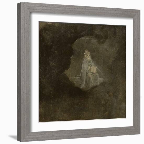 Detail of God from the Creation of the World-Hieronymus Bosch-Framed Giclee Print