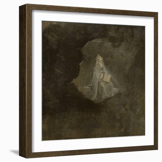 Detail of God from the Creation of the World-Hieronymus Bosch-Framed Giclee Print