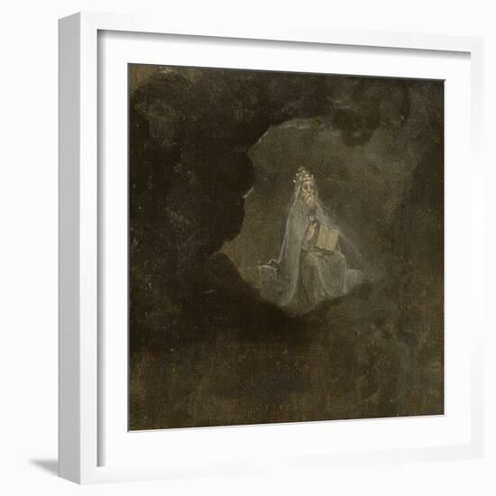 Detail of God from the Creation of the World-Hieronymus Bosch-Framed Giclee Print