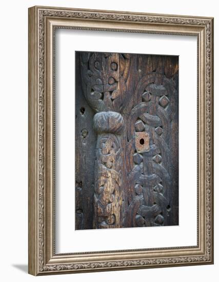 Detail of Gol Stave Church-Doug Pearson-Framed Photographic Print