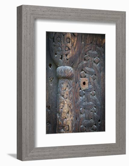 Detail of Gol Stave Church-Doug Pearson-Framed Photographic Print