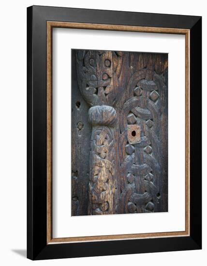 Detail of Gol Stave Church-Doug Pearson-Framed Photographic Print