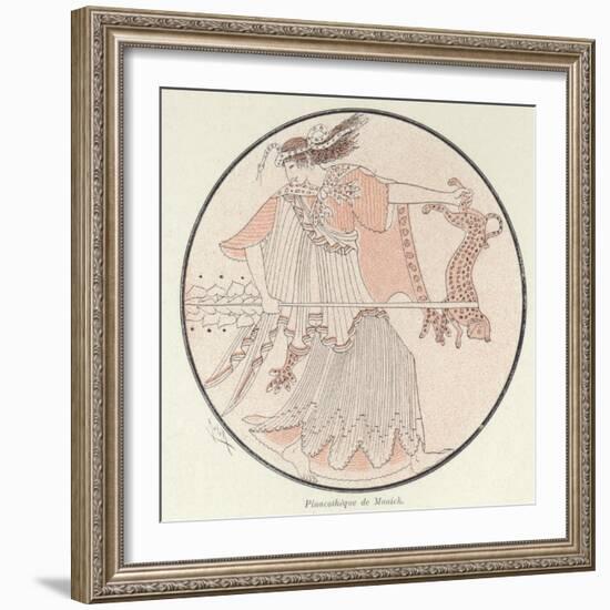 Detail of Greek Pottery-null-Framed Giclee Print