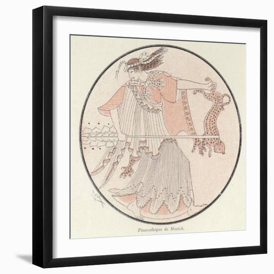 Detail of Greek Pottery-null-Framed Giclee Print