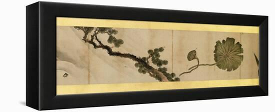 Detail of Handscroll with Miscellaneous Images, Edo Period, 1839-Katsushika Hokusai-Framed Premier Image Canvas