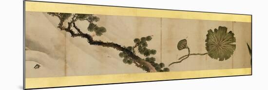 Detail of Handscroll with Miscellaneous Images, Edo Period, 1839-Katsushika Hokusai-Mounted Giclee Print