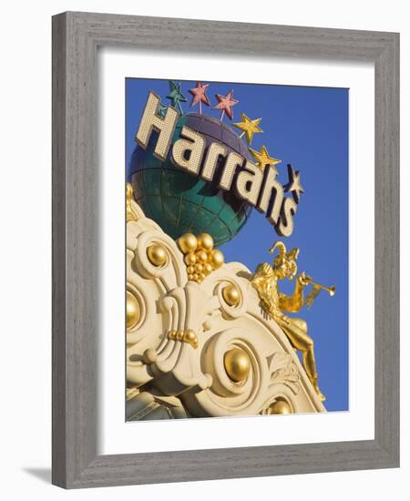 Detail of Harrah's Casino, Las Vegas, Nevada, United States of America, North America-Richard Cummins-Framed Photographic Print