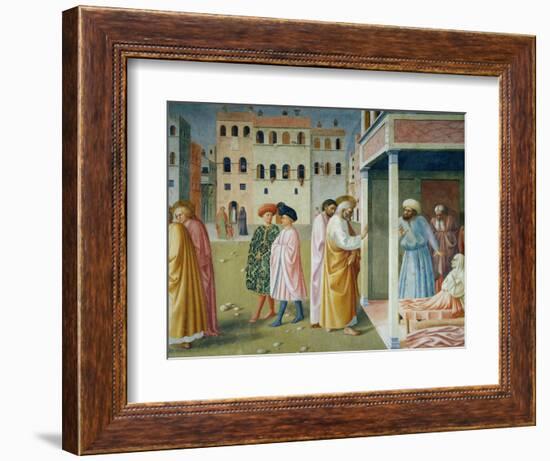 Detail of Healing of the Cripple and Raising of Tabitha-Masolino Da Panicale-Framed Giclee Print