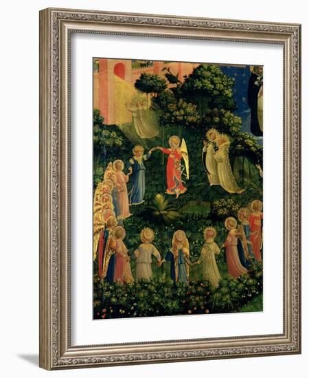 Detail of Heaven from the Last Judgement-Fra Angelico-Framed Giclee Print