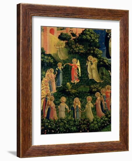 Detail of Heaven from the Last Judgement-Fra Angelico-Framed Giclee Print