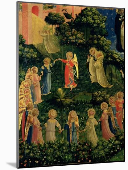 Detail of Heaven from the Last Judgement-Fra Angelico-Mounted Giclee Print
