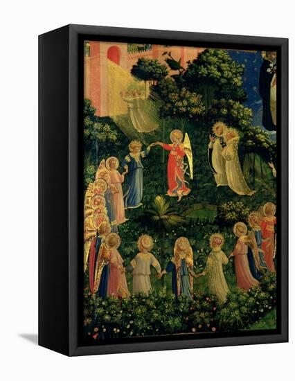 Detail of Heaven from the Last Judgement-Fra Angelico-Framed Premier Image Canvas