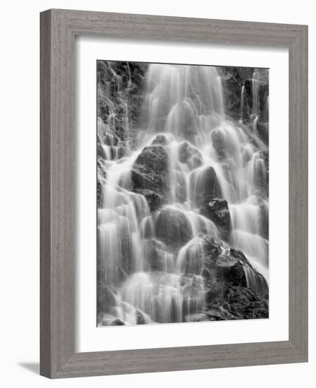 Detail of Horsetail Falls, Near Valdez, Alaska, United States of America, North America-James Hager-Framed Photographic Print