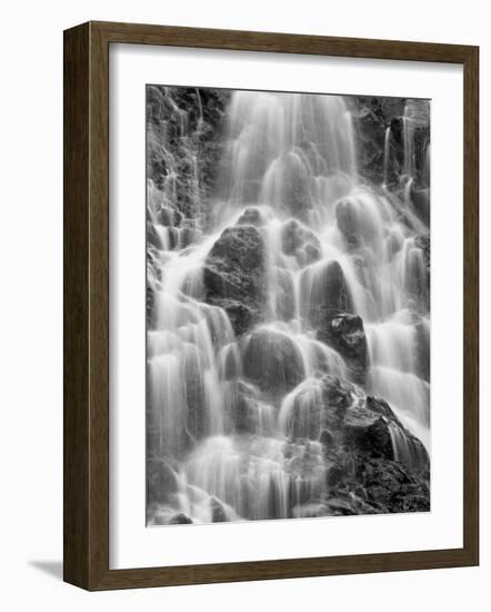 Detail of Horsetail Falls, Near Valdez, Alaska, United States of America, North America-James Hager-Framed Photographic Print