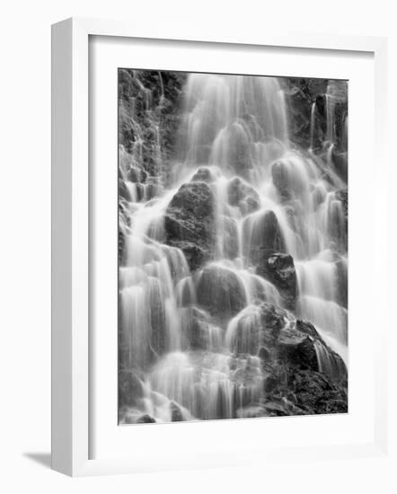 Detail of Horsetail Falls, Near Valdez, Alaska, United States of America, North America-James Hager-Framed Photographic Print