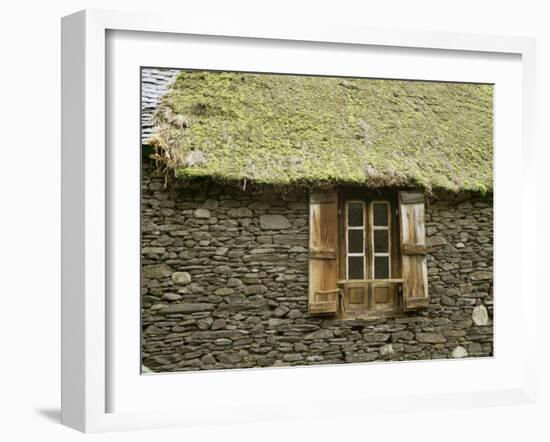 Detail of House Near Bielsa, Huesca, Aragon, Spain-Michael Busselle-Framed Photographic Print