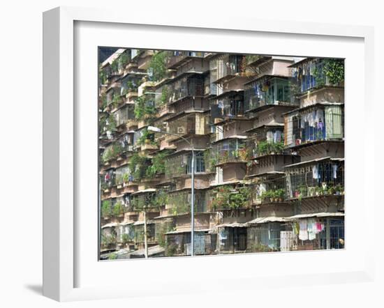 Detail of Housing, Guangzhou, China-Tim Hall-Framed Photographic Print