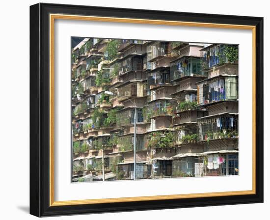 Detail of Housing, Guangzhou, China-Tim Hall-Framed Photographic Print