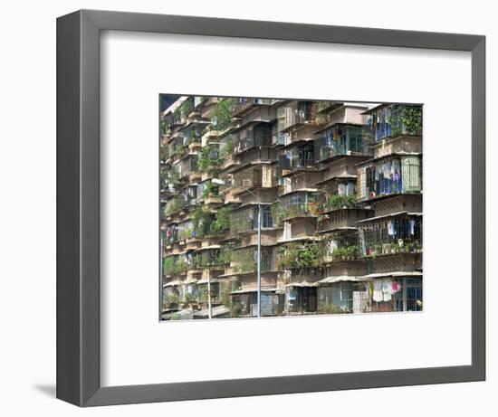 Detail of Housing, Guangzhou, China-Tim Hall-Framed Photographic Print
