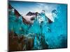 Detail of ice, Tasilak district in Greenland-null-Mounted Photographic Print