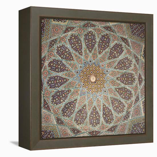 Detail of Interior of the Tomb of the Persian Poet Hafiz, Shiraz, Iran, Middle East-Robert Harding-Framed Premier Image Canvas