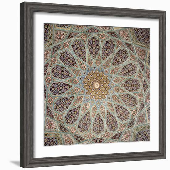 Detail of Interior of the Tomb of the Persian Poet Hafiz, Shiraz, Iran, Middle East-Robert Harding-Framed Photographic Print