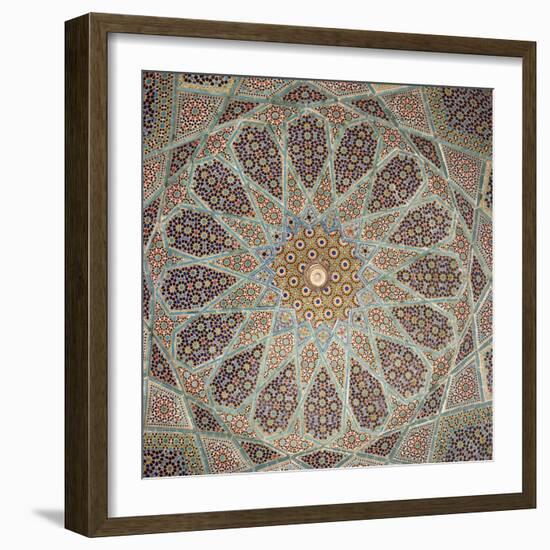 Detail of Interior of the Tomb of the Persian Poet Hafiz, Shiraz, Iran, Middle East-Robert Harding-Framed Photographic Print