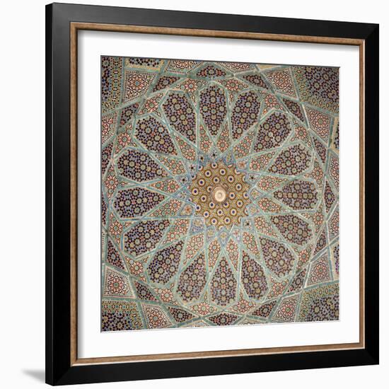 Detail of Interior of the Tomb of the Persian Poet Hafiz, Shiraz, Iran, Middle East-Robert Harding-Framed Photographic Print