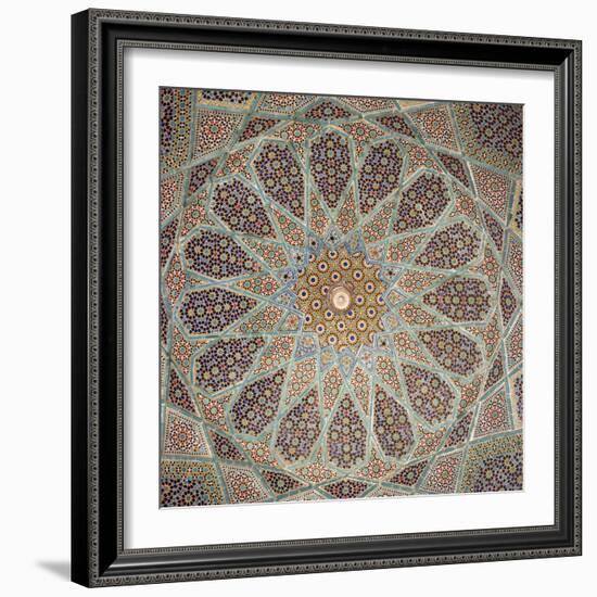 Detail of Interior of the Tomb of the Persian Poet Hafiz, Shiraz, Iran, Middle East-Robert Harding-Framed Photographic Print