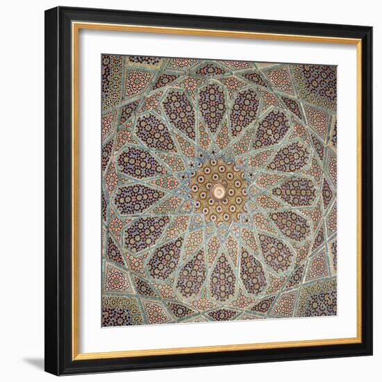 Detail of Interior of the Tomb of the Persian Poet Hafiz, Shiraz, Iran, Middle East-Robert Harding-Framed Photographic Print